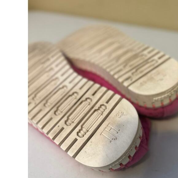 Ilse Jacobsen Hornbæk Tulip Laser-Cut Comfort Slip On Shoes Orange Size 39 - Picture 9 of 9